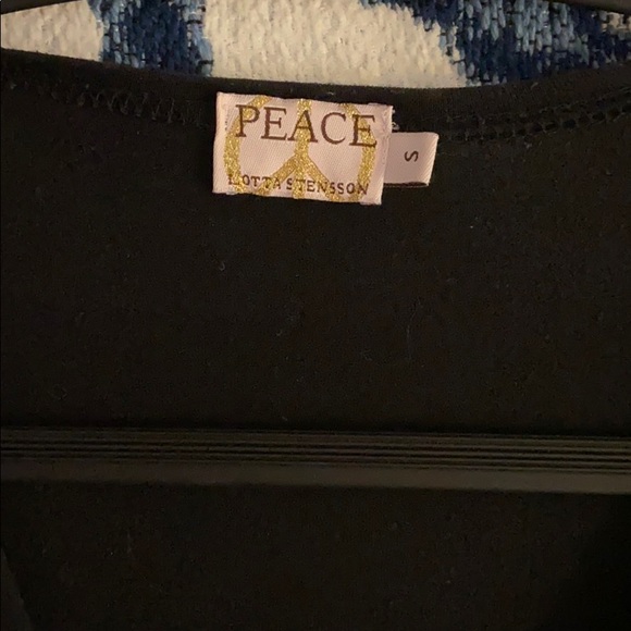 Peace by Lotta Stensson Black wrap dress - Picture 4 of 7